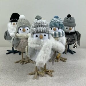 Wonderland Featherly Friends Fabric Birds Christmas 2022 Set of 6 New with Tags